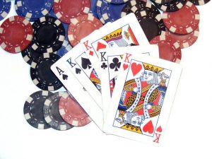 Pokerchips kortspel